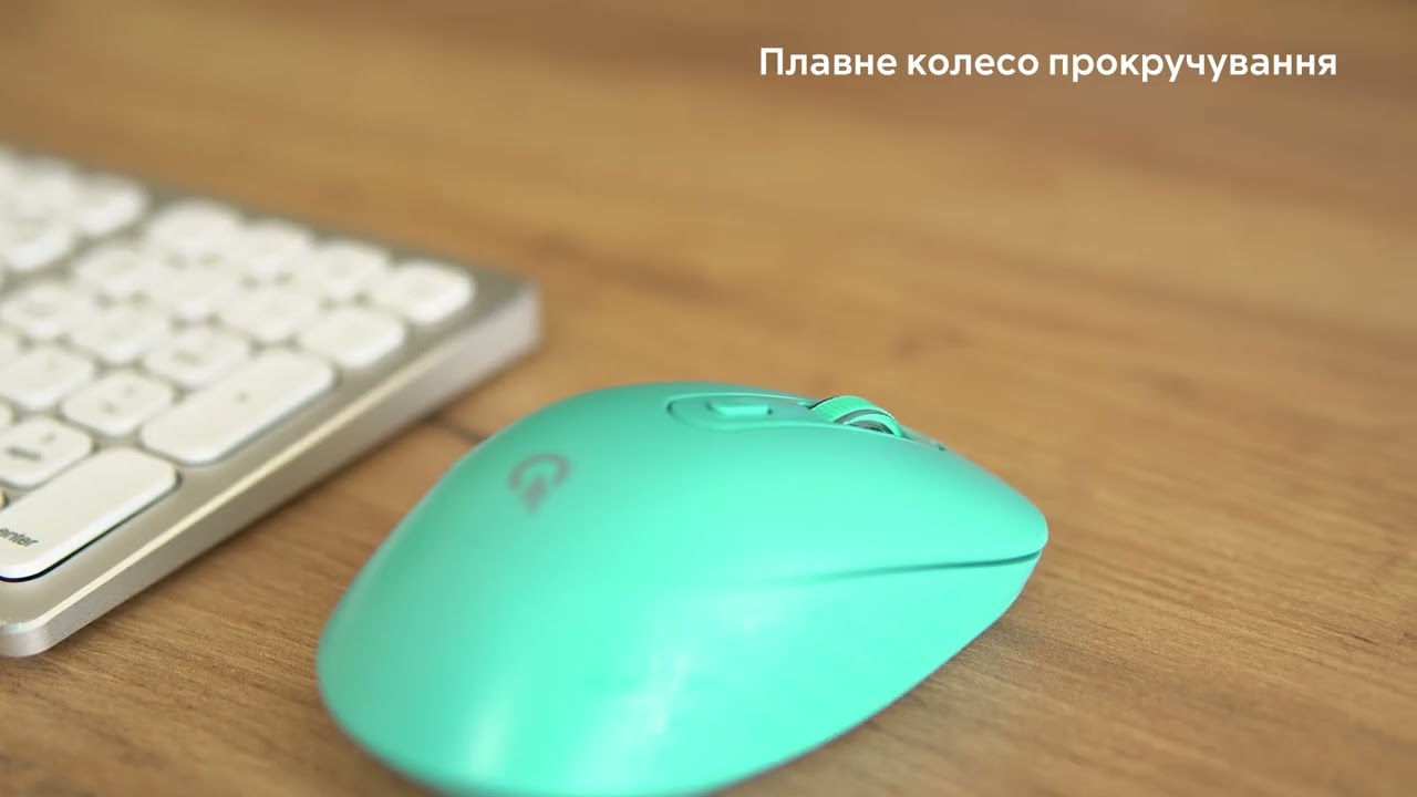 Комп'ютерна миша OfficePro M230M (Mint) video preview