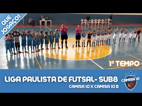 LIGA PAULISTA DE FUTSAL KIDS (SUB8) - CAMISA10/SKA BRASIL #futsal #futebol #camisa10 #skabrasil