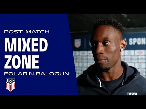 Mixed Zone | Folarin Balogun | September International Friendly vs. Japan