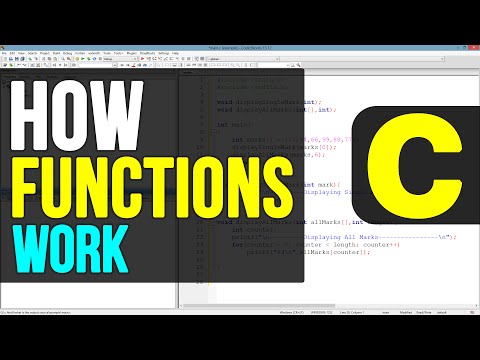 Function Call Control Transfer in C Programming Language Video Tutorials