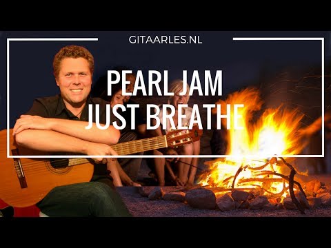 Pearl Jam Just Breathe gitaarles leren tokkelen gitaar akkoorden guitar chords finger picking
