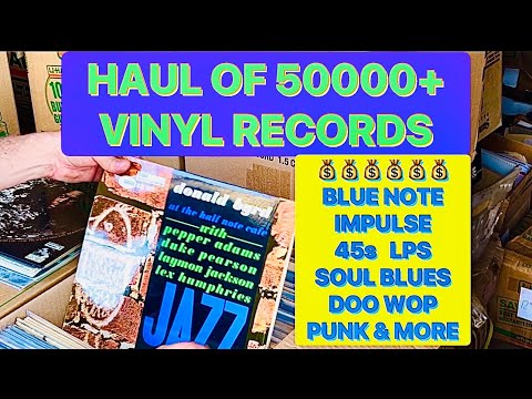 DIG #4. Haul of OVER 50000 Vinyl Records. Vinyl Community. Blue Note, Impulse, Prestige & More +45s