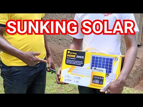 HOW TO INSTALL MODERN SUNKING SOLAR PANEL IN KENYA 🇰🇪TODAY/CHEAPEST AND AFFORDABLE LIGHTS IN KENYA!!
