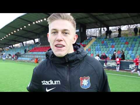 Alexander Bernhardsson efter första ÖIS-målet