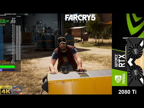 Far Cry 5 Ultra Settings + HD Textures 4K | RTX 2080 Ti | Ryzen 9 3950X OC