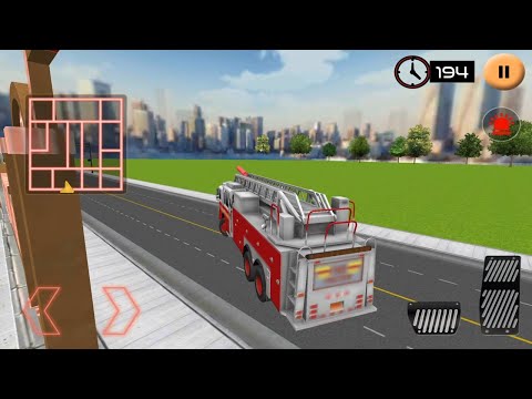 Fire Truck Driving Simulator 2020 - Firefighter Emergency Rescue - Android GamePlay