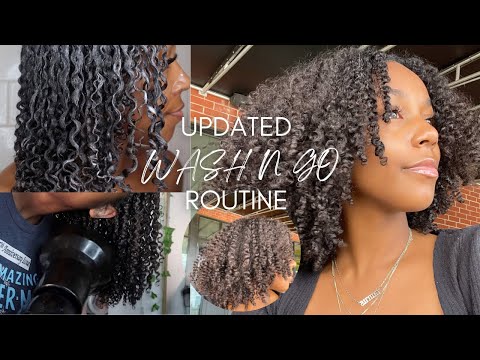 WASH N GO ROUTINE on 3C/4A HAIR | DEFINED CURLS +...