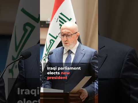 Iraqi parliament elects new president | AJ #shorts