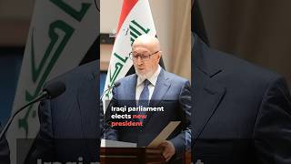 Iraq's parliament elects Kurdish politician Nizar Amedi as president, ending months of deadlock