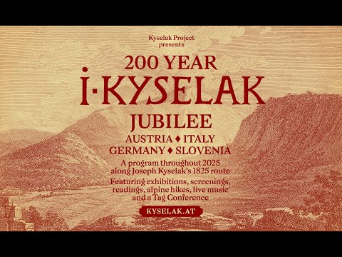 "KYSELAK WAR DA – Graffiti anno 1825"  JUBILÄUMSJAHR  2025