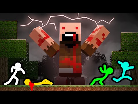Stickman VS Minecraft: Scary Notch.exe - AVM Shorts Animation