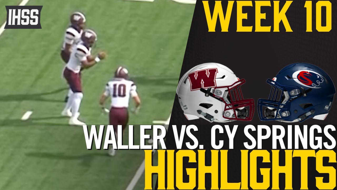 Cy Springs vs Waller Thrilling Match Highlights | Playoff Clash