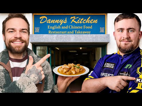 Eating at Luke Littler’s favourite takeaway