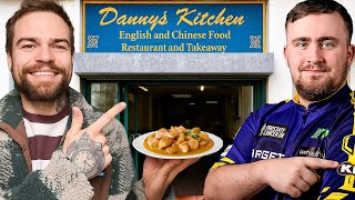 Eating at Luke Littler’s favourite takeaway