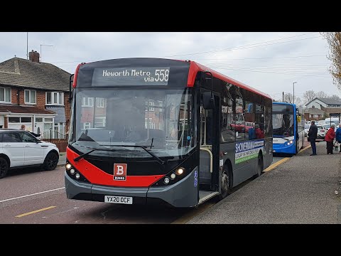 FLOORED + KICKDOWN: Route 592 | YX20OCF - Gateshead Central: ADL Enviro 200MMC