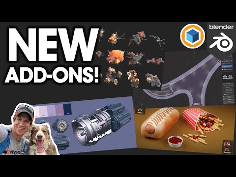 AWESOME New and Updated Add-Ons for Blender! (Don't Miss These!)
