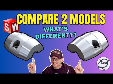 How to COMPARE 2 models in SolidWorks