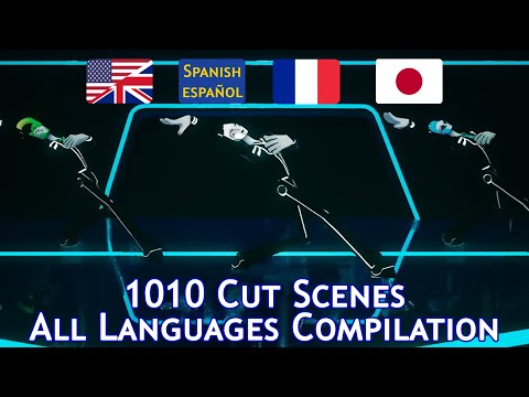 No Straight Roads - 1010 Cut Scenes All Languages Compilation/Comparison