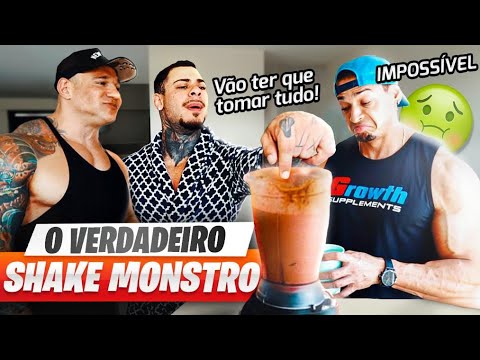 BOTEI O FABIO GIGA E O FELIPE FRANCO PARA TOMAR O SHAKE DO MONSTRO!