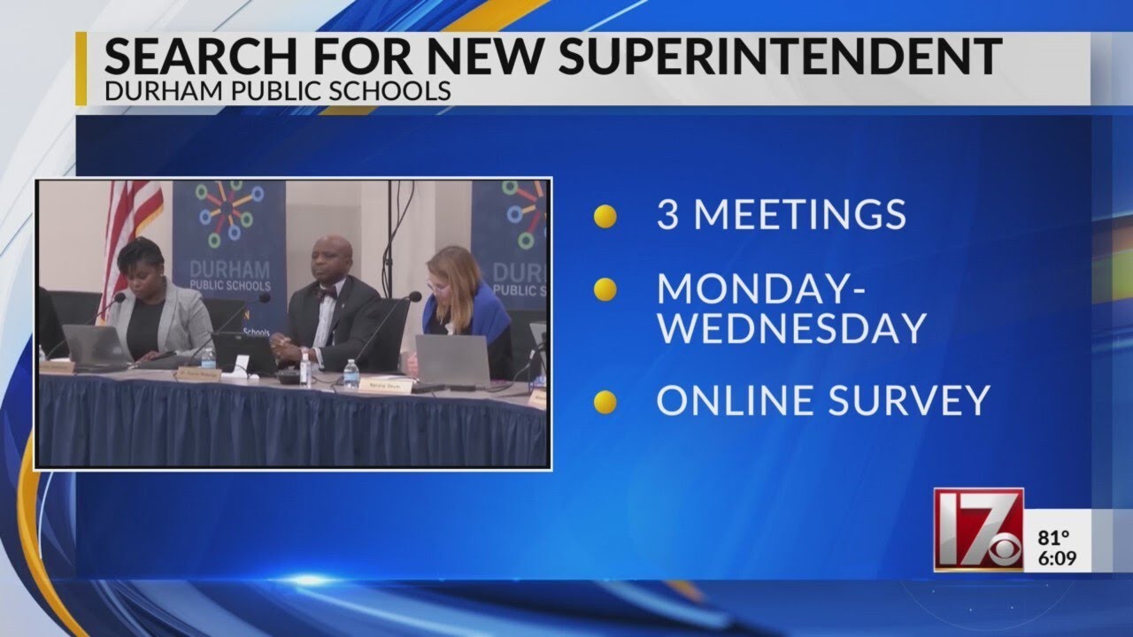 Durham Schools begins search for new superintendent, asks for community input