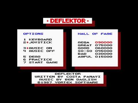 Deflektor Title Music for the Amstrad CPC