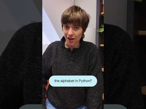 Video Thumbnail: What’s the shortest way to output the alphabet in Python? Go!