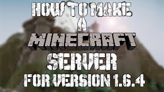 How to make a Minecraft Server: 1.7.9 [BUKKIT] [TUTORIAL] [2014]