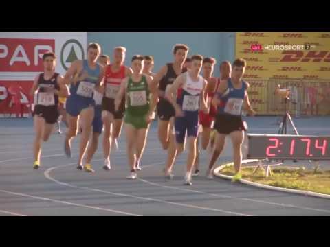 European Youth Championship Tbilisi 1500m Boys, 9th Place George Miliaras