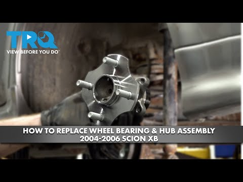 How to Replace Rear Wheel Bearing & Hub Assembly 2004-2006 Scion xB