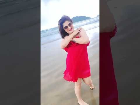 Srabonti on the beach 😮