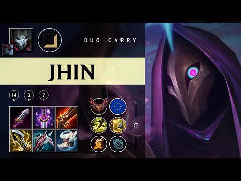 Jhin ADC vs Miss Fortune - EUW Grandmaster Patch 25.23