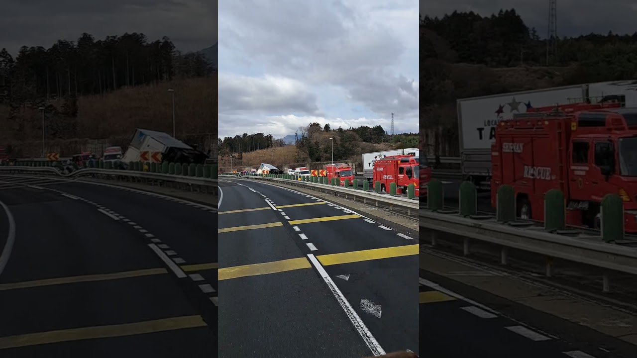 #事故【トラック横転】東北道下り#s