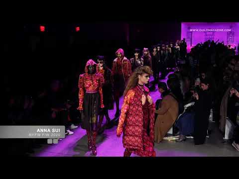 Guild Magazine New York Fashion Week Fall Winter 2020 - Anna Sui