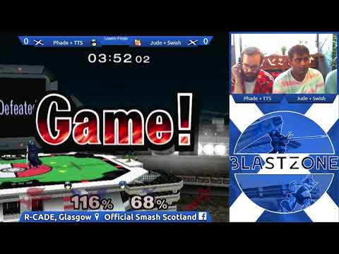 Blastzone Biweekly #39 SSBM - Phade(Marth) + TTS(Falcon) vs Jude(Fox) + Swish(Marth) - Losers Finals