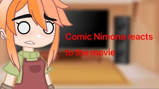 Comic Nimona reacts to the movie