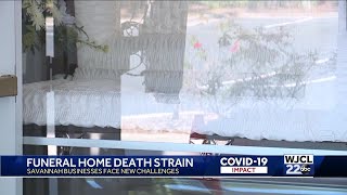 As COVID-19 deaths climb, Savannah funeral homes are feeling the strain