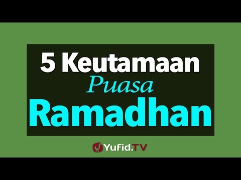 <p>Alhamdulillah Ramadhan sebentar lagi, sebagai seorang muslim kita harus mengilmui dahulu tentang bulan ramadhan agar ramadhan kita lebih sempurna. Ada beberapa keutamaan mengapa kita harus berpuasa di bulan ramadhan?. Apa saja keutamaan puasa di bulan ramadhan itu? Simak penjelasannya dalam video berikut ini</p>
<p>Sumber artikel: almanhaj.or.id</p>
<p>Yufid.TV official website:  yufid.tv</p>
<p>YUK DUKUNG YUFID.TV!<br />
Yuk dukung dengan belanja di Yufid Store<br />
 yufidstore.com</p>
