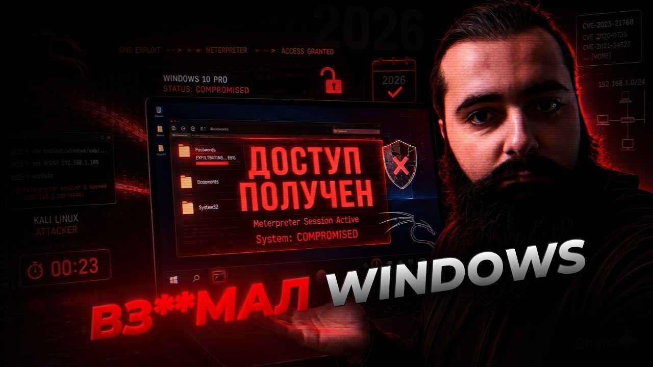 ВЗЛОМ WINDOWS В 2026 ГОДУ: ПОЧЕМУ ТЕБЕ ПРИДЕТСЯ ЗАБЫТЬ ПРО ГОТОВЫЕ ИНСТРУМЕНТЫ