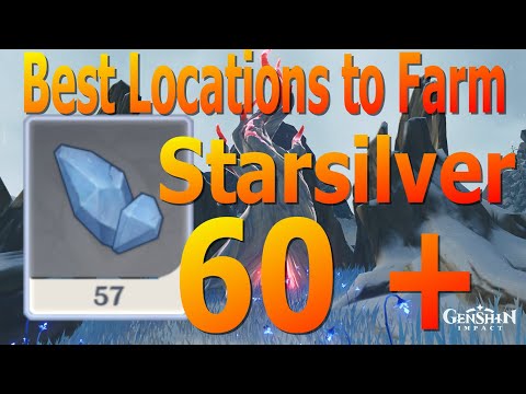 Star silver Farming locations Dragonspire Genshin Impact