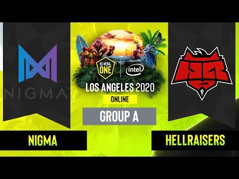 Dota2 - Nigma vs. Hellraisers - Game 2 - Group A - EU/CIS - ESL One Los Angeles