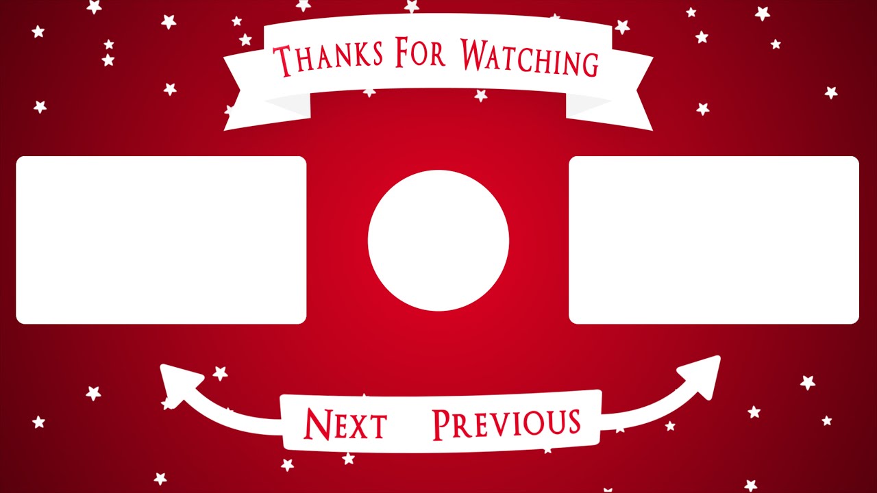 YouTube End Screen Channel Outro Interactive Element