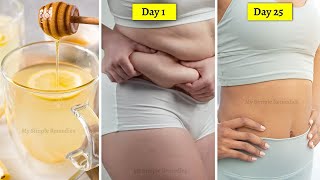 Drink This Everyday With Breakfast To LOSE FLAT 20 KG Weight - Lemon Weight Loss Tea Fat Burner