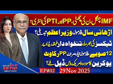 Govt Change Formula? PMLN Out, PPP–PTI Alliance? IMF Report on Pakistan | Aaj Ki Baat Sethi Kay Sath