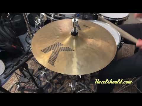ULTRA CRISP Zildjian K/Z COMBO 13" Hihats 792 1498 g SEMI DRY SEMI DARK Don’t Pay $500! image 5