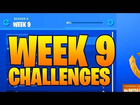 FORTNITE SEASON 9 WEEK 9 CHALLENGES GUIDE ( LEAKED )