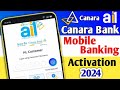 How To Open Canara Bank Mobile Banking In Tamil Canara Bank Activate Mobile Banking