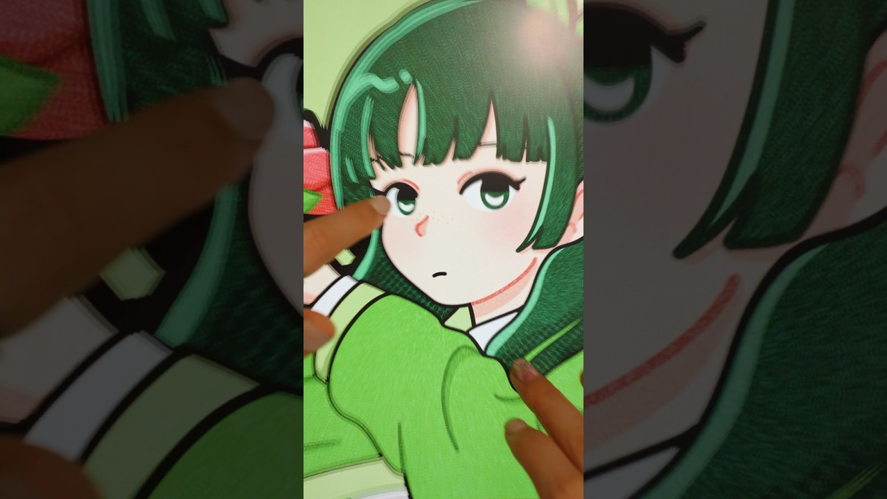 【薬屋のひとりごと】猫猫 を描いてみた。 【drawing with iPad Pro／イラストメイキング】#薬屋のひとりごと #猫猫 #Shorts