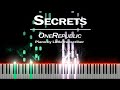 OneRepublic - Secrets (Piano Cover) Tutorial by LittleTranscriber