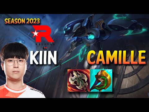 KT Kiin CAMILLE vs AZIR Top - KR Ranked