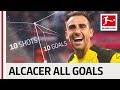 Paco Alcacer - 10 Shots on Target - 10 Goals - Record Breaker